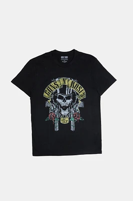 Mens Guns N' Roses Graphic T-Shirt - Black /