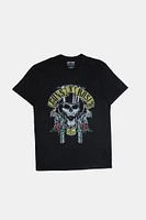 Mens Guns N' Roses Graphic T-Shirt - Black /