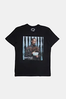 Mens Snoop Dogg Poster T-Shirt - Black /