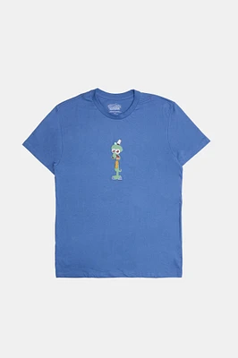 Mens SpongeBob SquarePants Squidward T-Shirt - Blue /