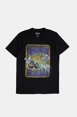 Mens Scooby-Doo Munchies Run T-Shirt - Black /