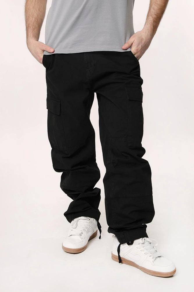 Amnesia Mens Cotton Cargo Pant - /