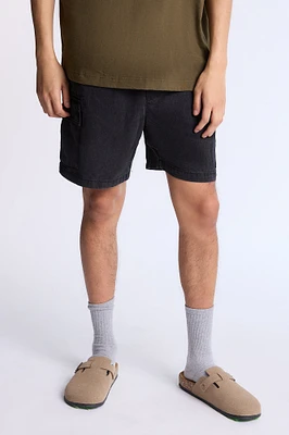 Arsenic Mens Denim Cargo Shorts - /
