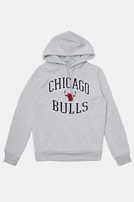 Mens Chicago Bulls Hoodie - Grey Blue /