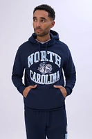 Mens North Carolina Tar Heels Chenille Logo Hoodie - Navy /