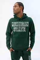 Mens Michigan State Hoodie - Green /