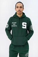 Mens Michigan State University Hoodie - Green /