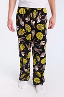 Mens Shrek & Donkey Pajama Bottoms - Green /