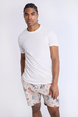 Mens Coors Beach Short 7" - Beige /
