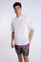 Mens TMNT Beach Short 7" - Black /