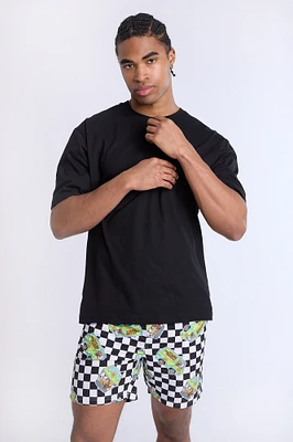 Mens Scooby-Doo Beach Short 7" - Multi /