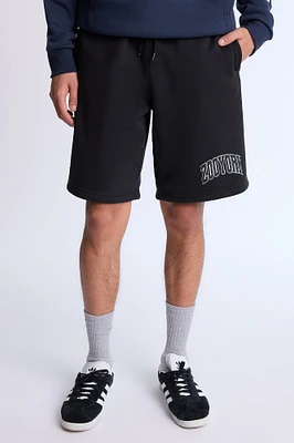 Zoo York Mens 9" Logo Fleece Shorts - /