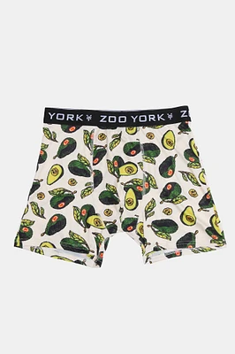 Zoo York Mens Avocados & Skulls Boxer Brief - Green /