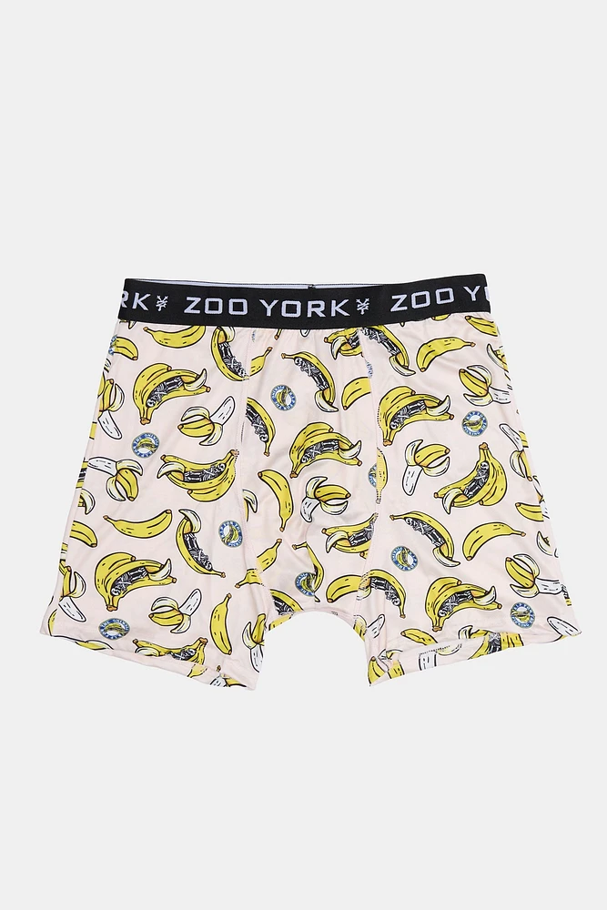 Zoo York Mens Bananas & Skeletons Boxer Brief - Multi /