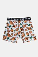 Zoo York Mens Orange Skulls Boxer Brief - Multi /