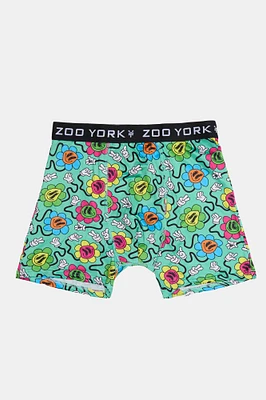 Zoo York Mens Trippy Flowers Boxer Brief - Multi /