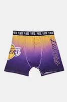 Mens Los Angeles Lakers Logo Boxer Brief - Purple /