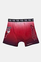 Mens Chicago Bulls Logo Boxer Brief - Red /