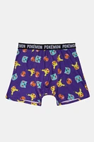 Mens Pokémon Boxer Brief - Purple /