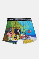 Mens SpongeBob Graphic Boxer Brief - Multi /