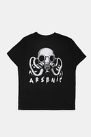 Arsenic Mens Gas Mask T-Shirt - Black /