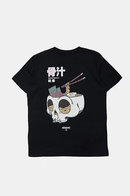 Arsenic Mens Ramen Skull T-Shirt - /