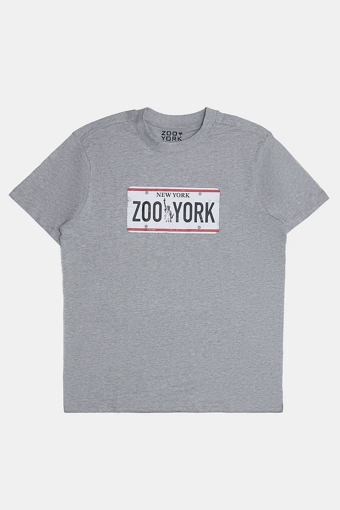 Zoo York Mens License Plate T-Shirt - /