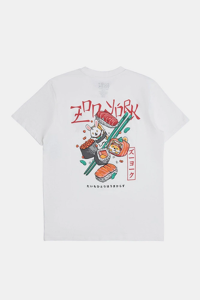 Zoo York Mens Animal Sushi T-Shirt - /