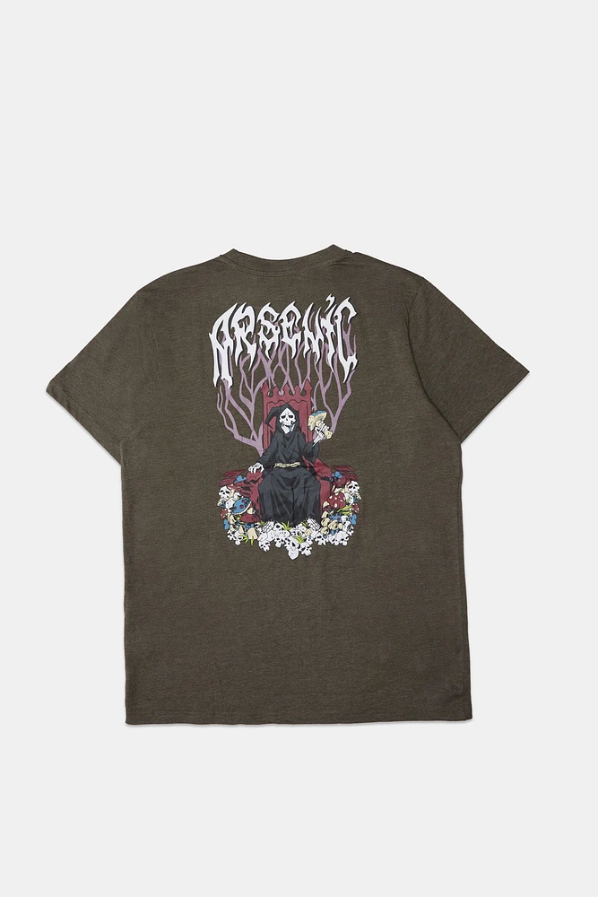 Arsenic Mens Reaper Graphic T-Shirt - /