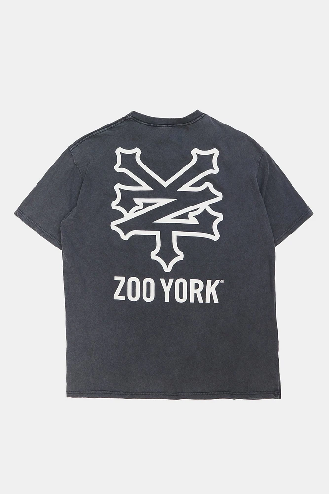 Zoo York Mens Washed Relaxed Fit T-Shirt - /