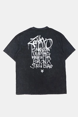 Zoo York Mens Washed Relaxed Logo T-Shirt - /