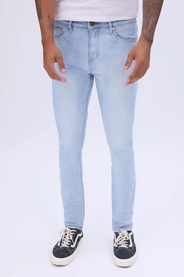 Mens Light Blue Skinny Jeans - /