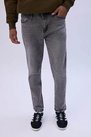 Mens Grey Slim Taper Jeans - Light /