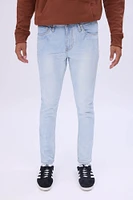 Mens Light Blue Super Skinny Jeans - /