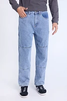 West49 Mens LSW Carpenter Jeans - Light Denim Blue /