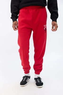 Mens Chicago Bulls Sweatpant - Red /