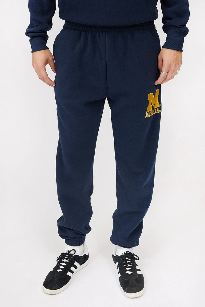 Mens Michigan Logo Sweatpant - Navy /