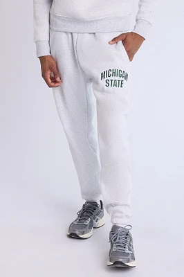 Mens Michigan State Sweatpant - Heather Grey /