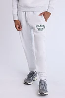 Mens Michigan State Sweatpant - Heather Grey /