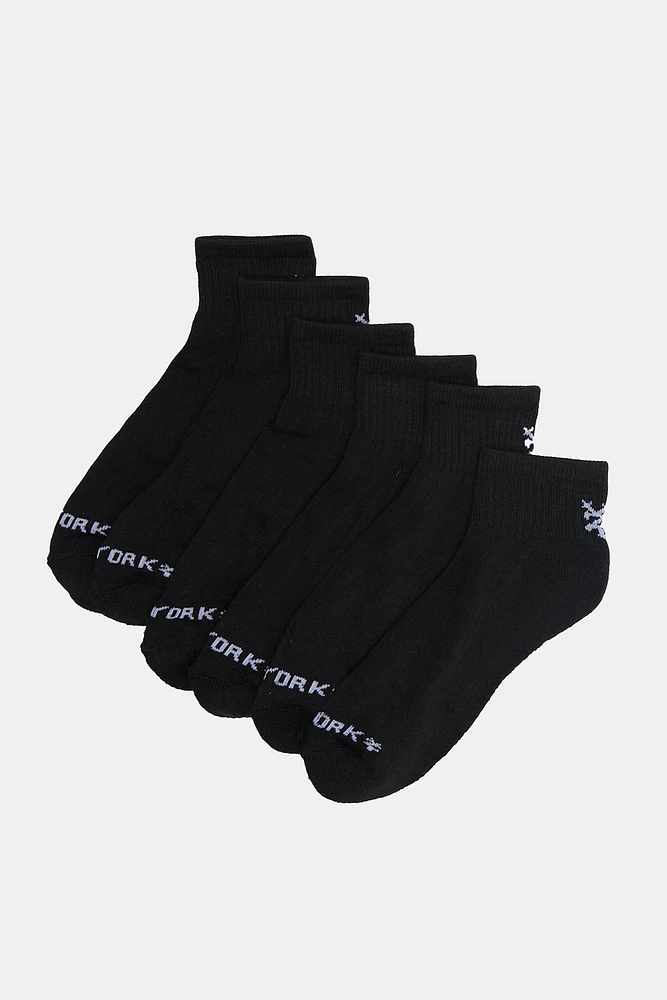 Zoo York Mens 6-Pack Athletic Ankle Socks - / O/S