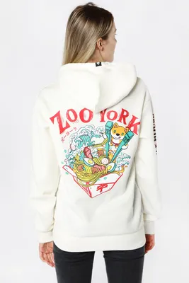 Zoo York Unisex Takeout Noodles Hoodie - Off White /
