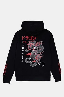 Zoo York Mens Dragon Hoodie - /