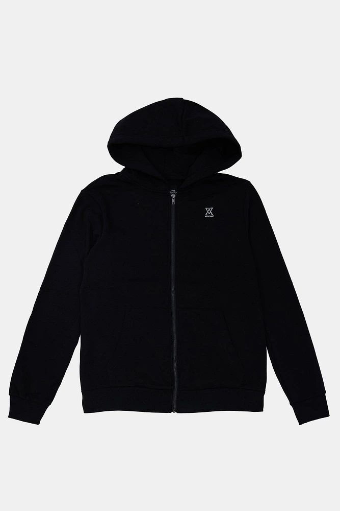 Arsenic Mens Relaxed Zip-Up Hoodie - /