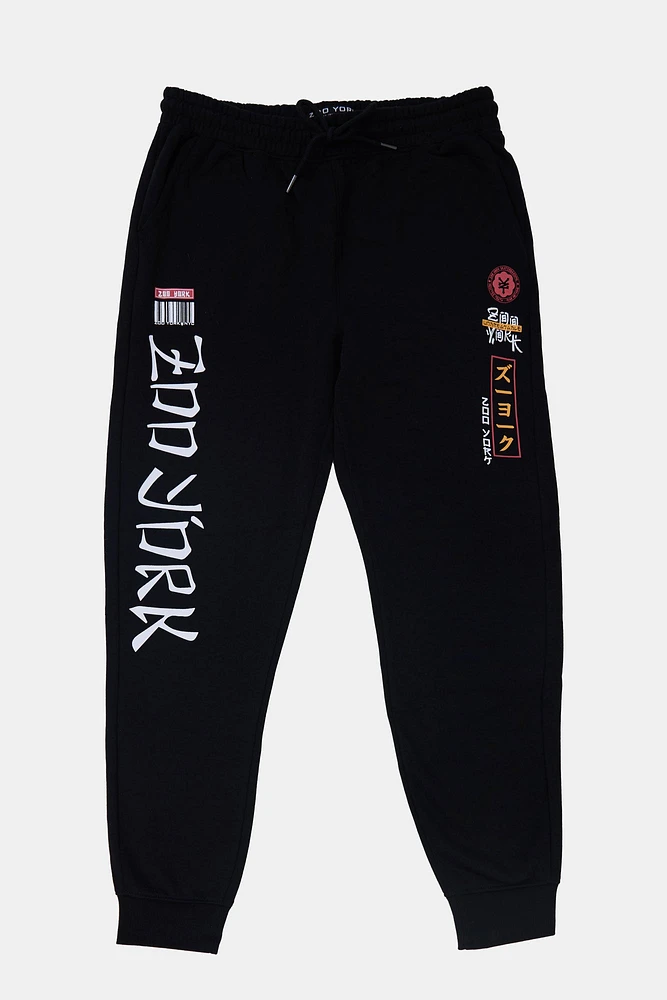 Zoo York Mens Kanji Graphic Fleece Jogger - /