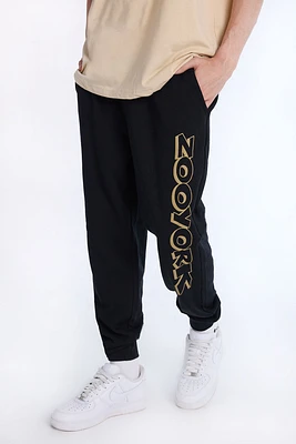 Zoo York Mens Bold Logo Fleece Jogger - /
