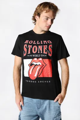 Mens The Rolling Stones T-Shirt - Black /