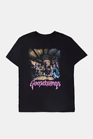 Mens Goosebumps Poster T-Shirt - Black /