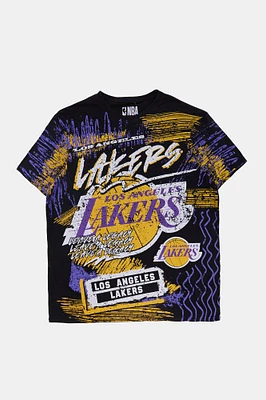 Mens Los Angeles Lakers T-Shirt - Black /