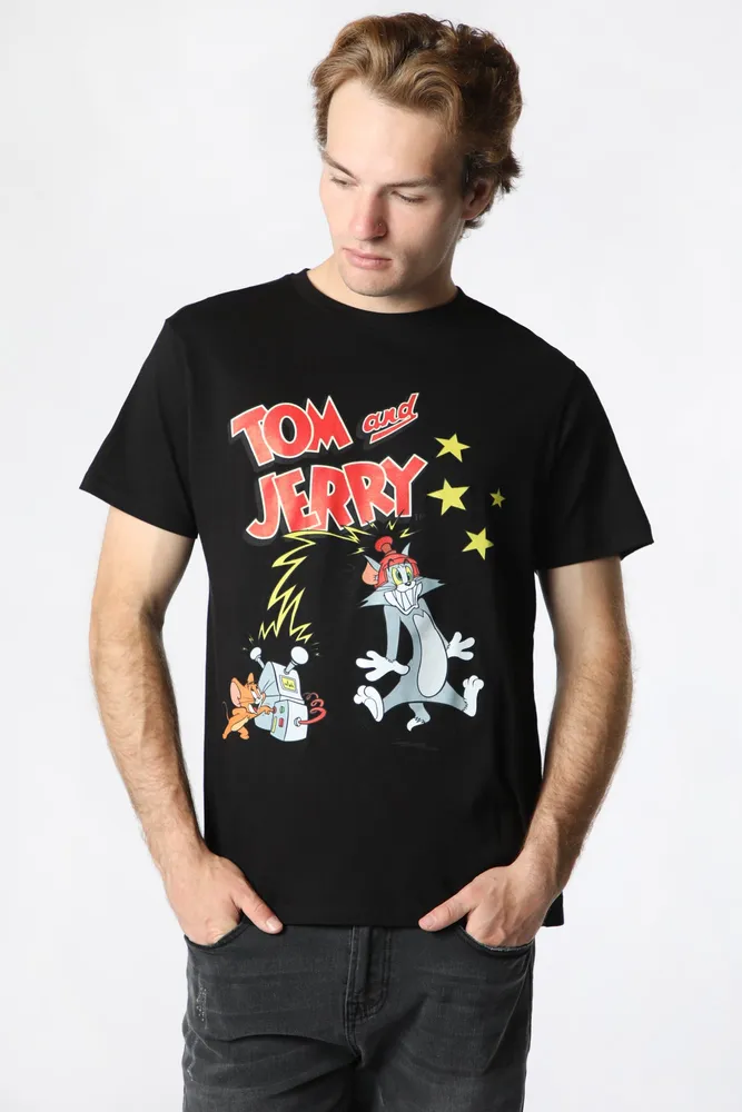 tom and jerry t shirt mens