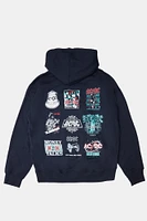 Mens AC/DC Graphic Hoodie - Navy /